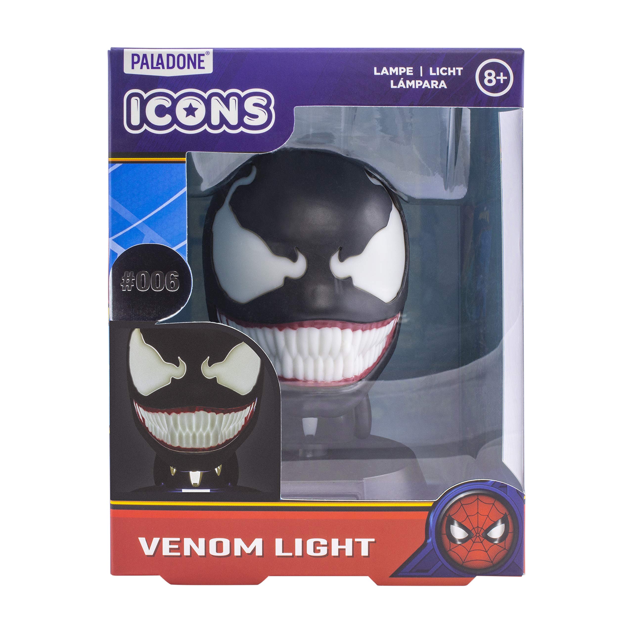Paladone Venom Icon Light. Unique Gift Idea | Bright Night Light